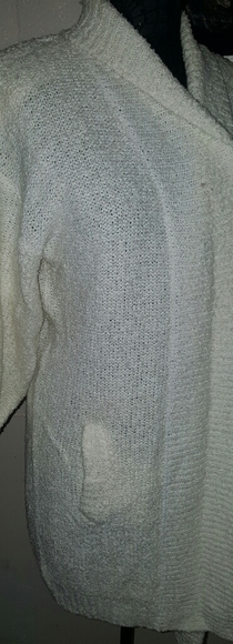 Nuggets Vintage Cream Knitted Pea Coat - Picture 2 of 8